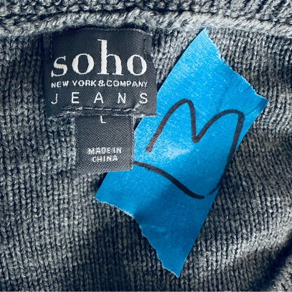Soho New York & Gray Sweatshirt Size L - Picture 8 of 11